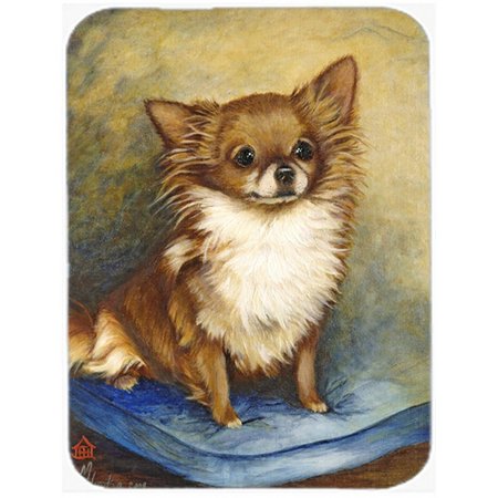 SKILLEDPOWER Chihuahua Long Hair Brown Mouse Pad; Hot Pad & Trivet SK252574